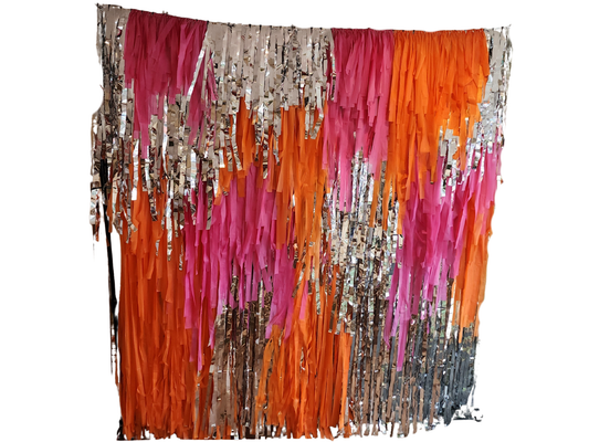 DISCO COWGIRL STREAMER BACKDROP