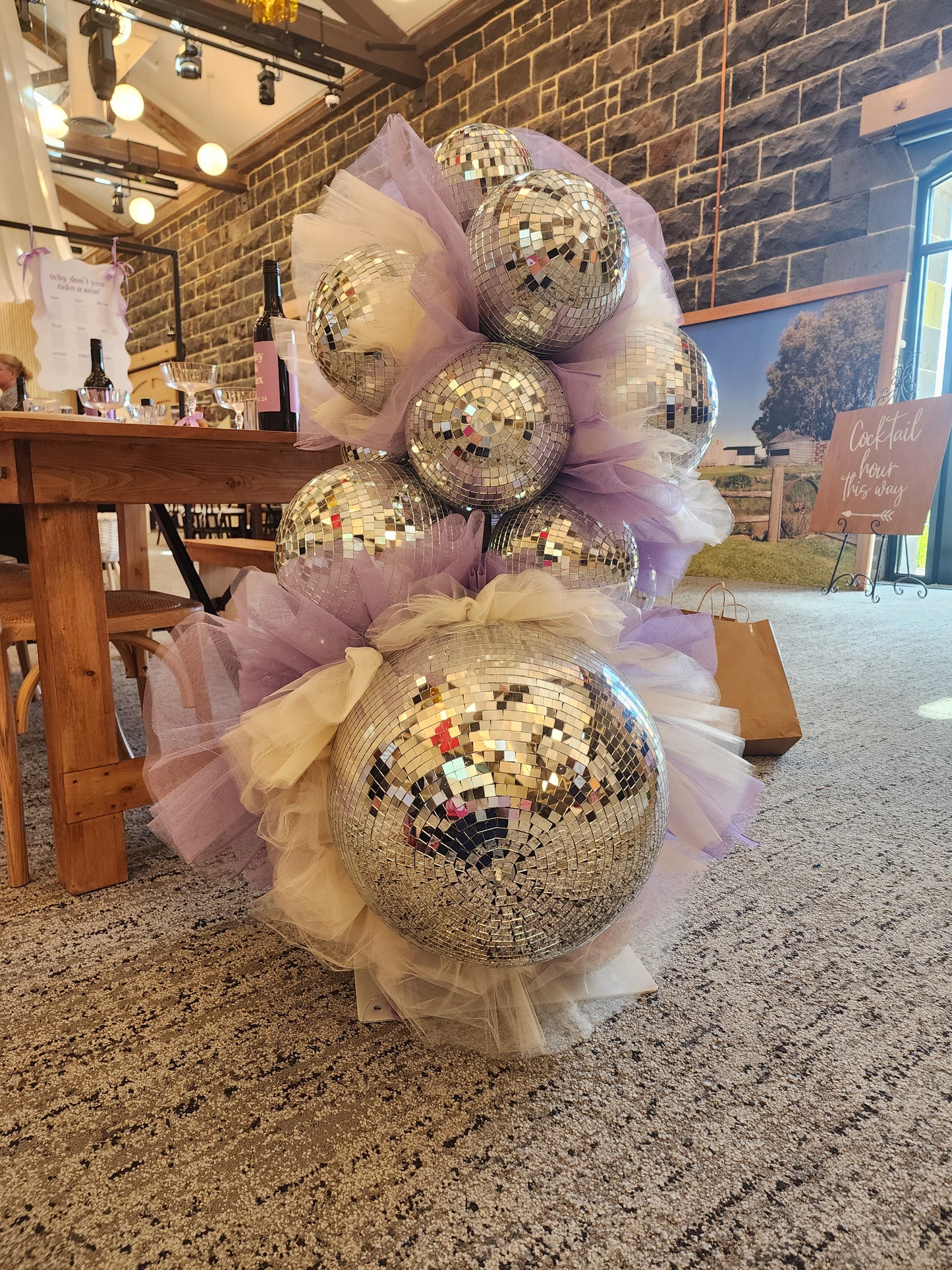 BEEGEES DISCO BALL STACK