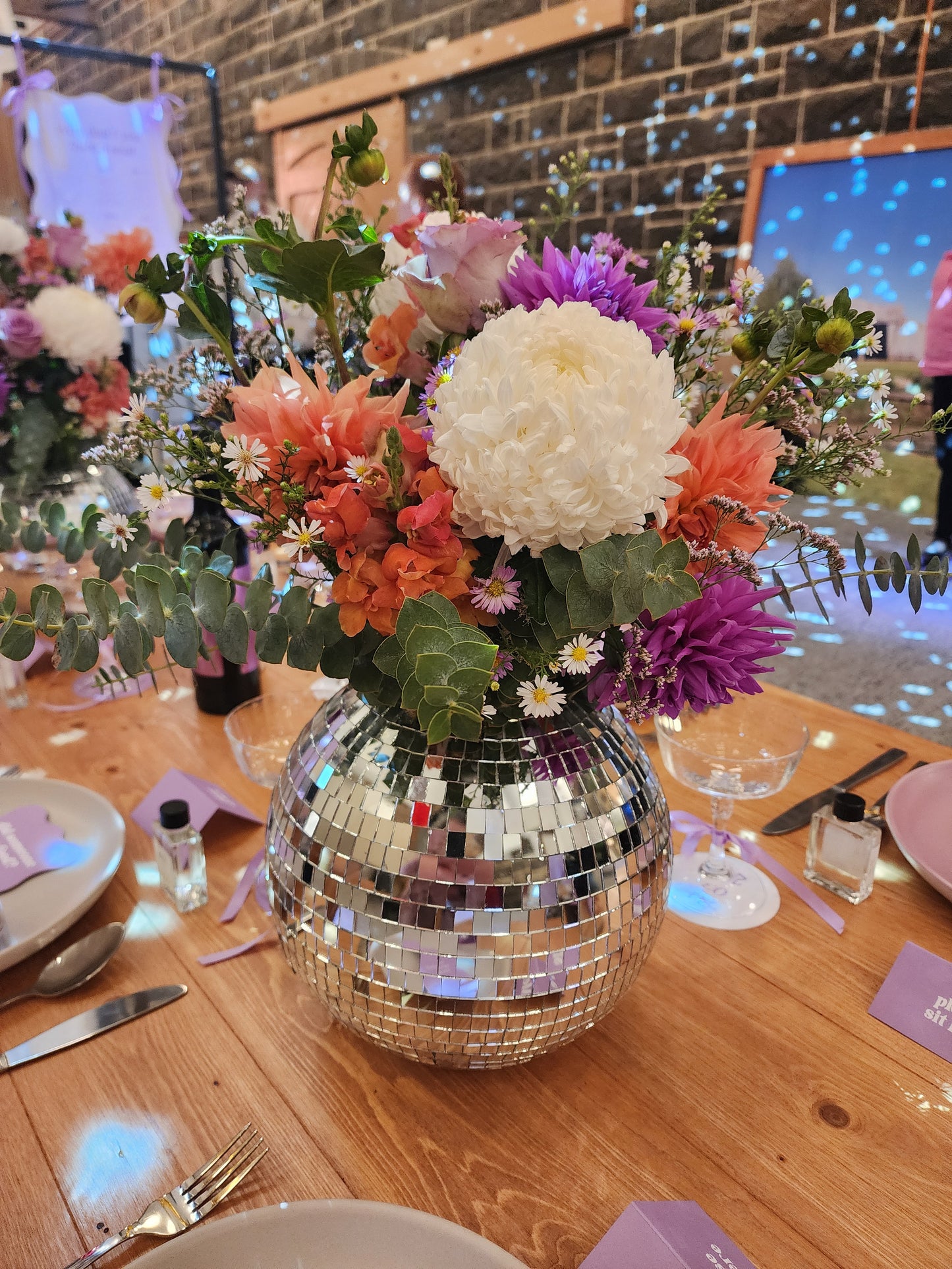 DISCO BALL VASES