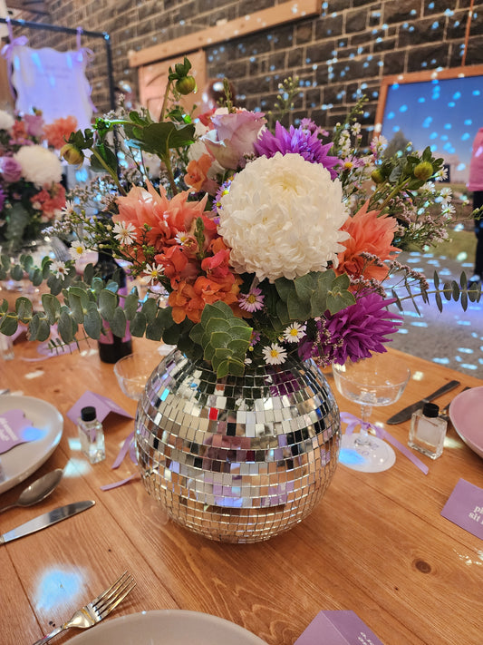DISCO BALL VASES