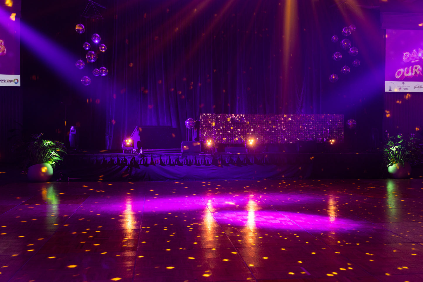 DISCO BALL CHANDELIER