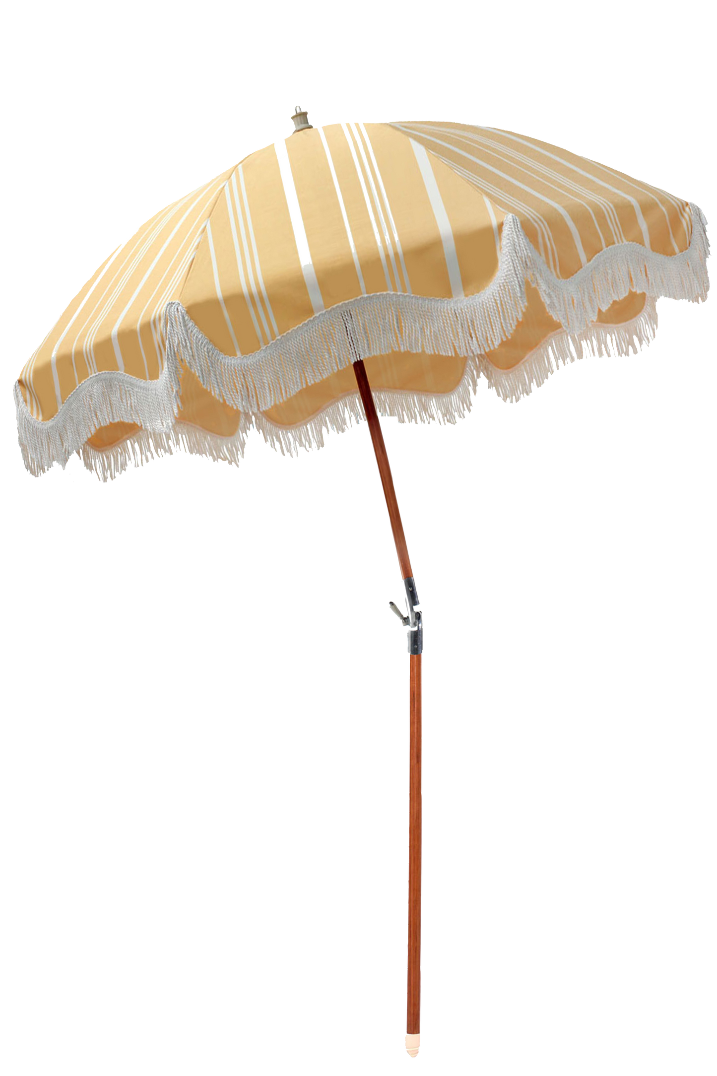 Yellow Stripe Beach Umbrella