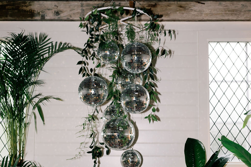 DISCO BALL CHANDELIER