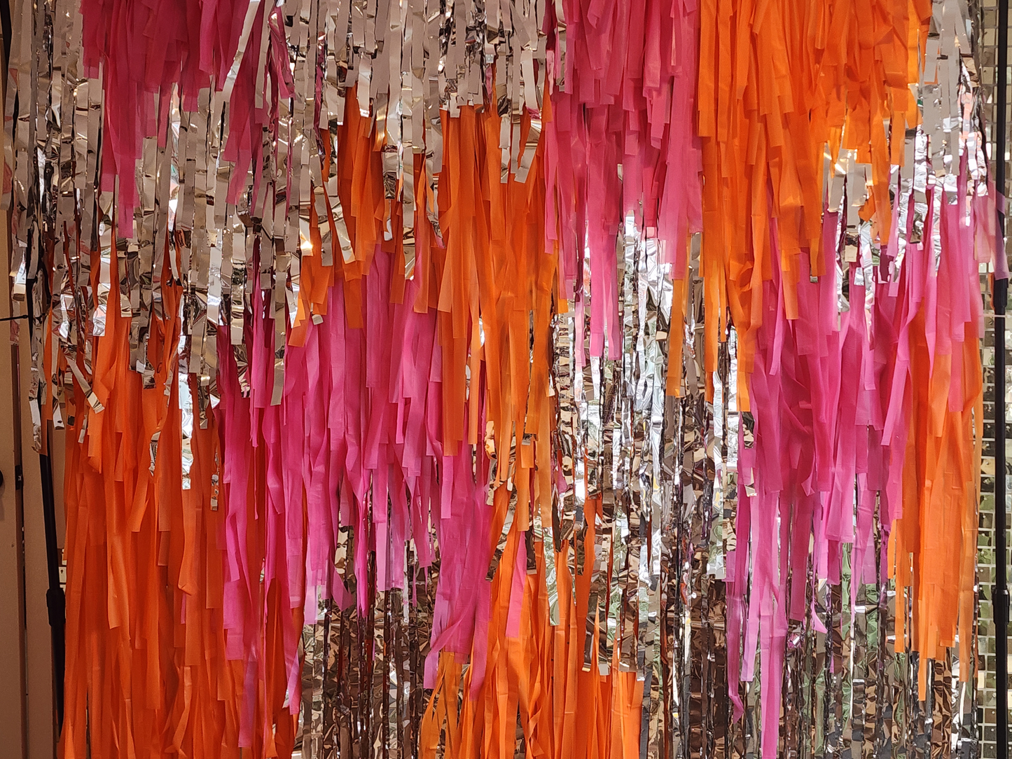 DISCO COWGIRL STREAMER BACKDROP